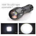 TP-1877 XML T6 / U2 LED Powerful Light / Zoomable Power Flashlight With Nylon Bag